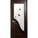 Дверь Новый Стиль "Амата" ПВХ De Luxe (стекло с рисунком Р1) - Фото №2